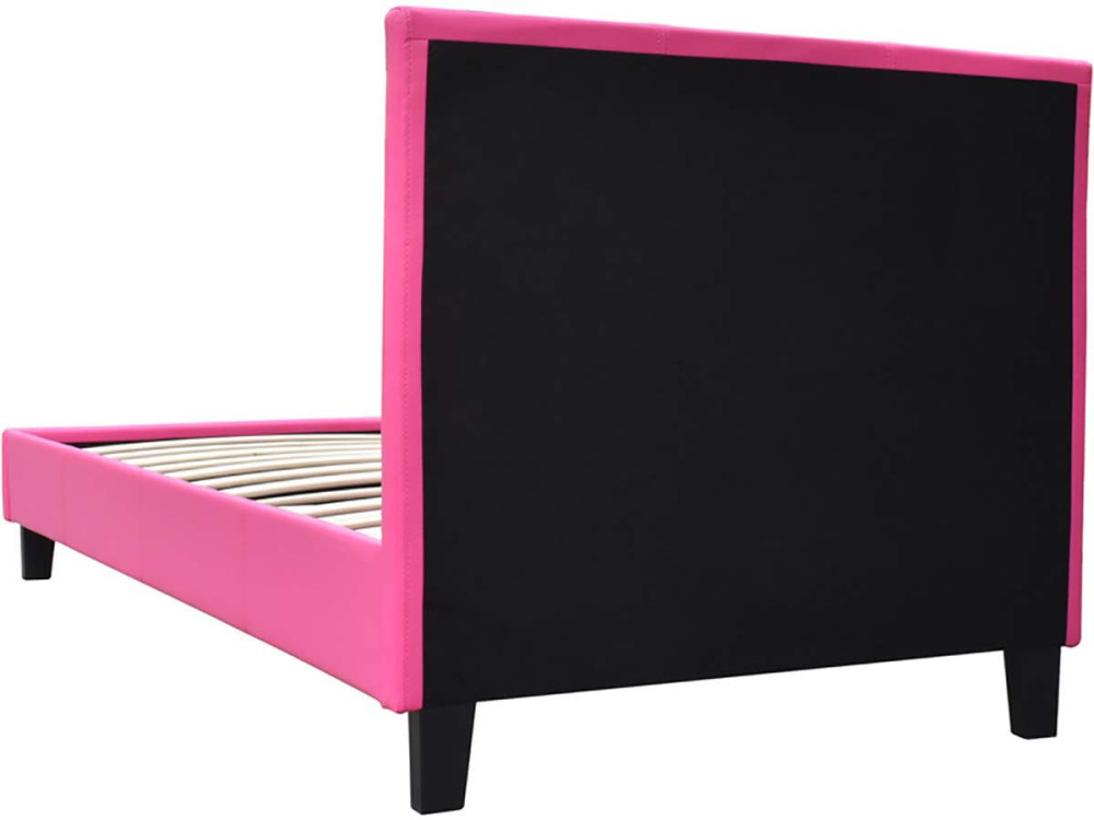 Cama "Lina" 90 x 190 cm - Rosa