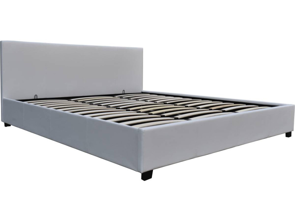 Cama en PVC "Carla"- 180 x 200 Blanco