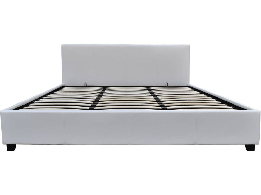 Cama en PVC "Carla"- 180 x 200 Blanco