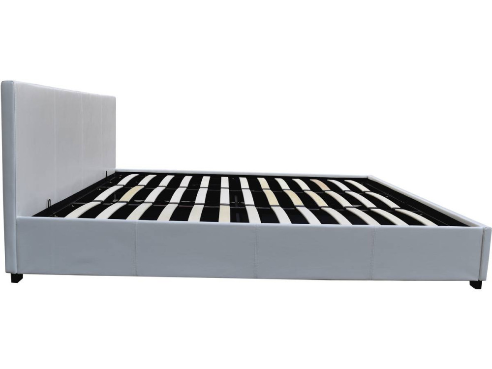 Cama en PVC "Carla"- 180 x 200 Blanco