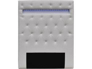 Cabecero LED "Deco" - 90 x 190 cm - Blanco