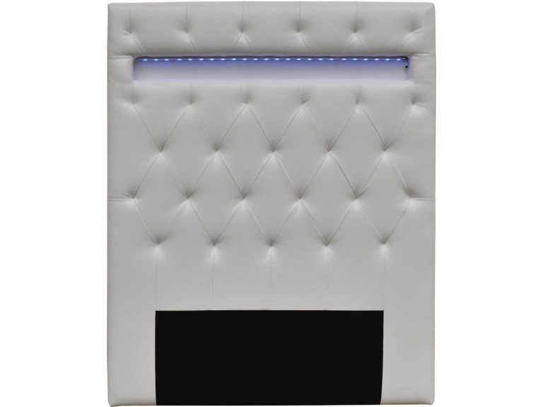 Cabecero LED "Deco" - 90 x 190 cm - Blanco