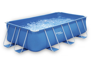 Piscina tubular - LUDO 1 - 4 x 2 x 1 m - Filtración cartucho