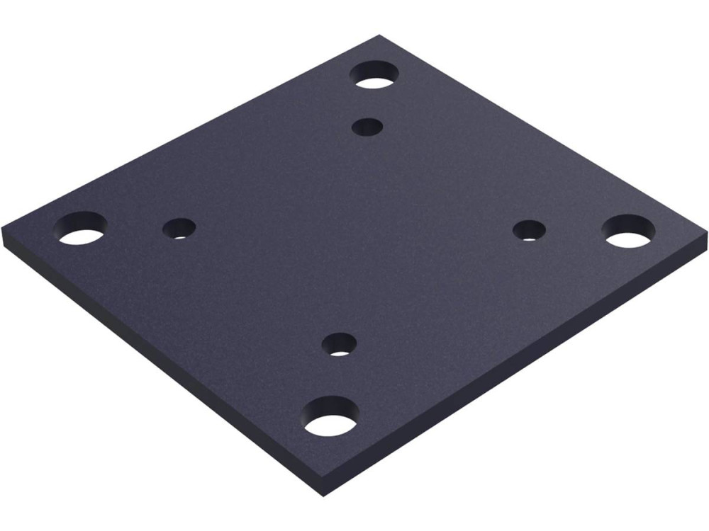Kit vallas 8m en composite y aluminio - Kit de fijación incluido  - Gris