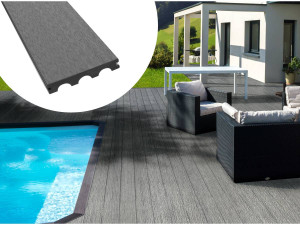 Pack 10m2 - Lamas en composite para terraza - Gris