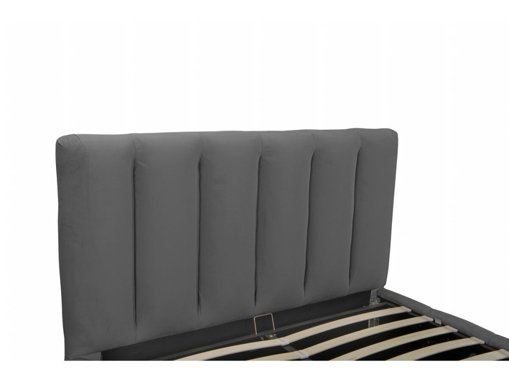 Cama "Annie" con arcón 140 x 190 cm - Gris