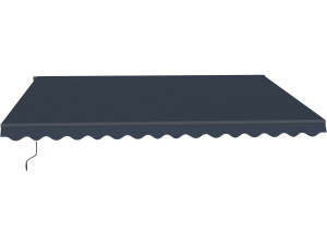 Toldo de aluminio «Ombra 4» - 395 x 300 cm - Gris