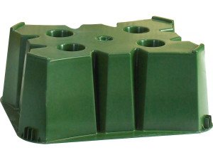 Base para depósito recuperador de agua de 500 L - 75 x 60 x 30 cm - Verde