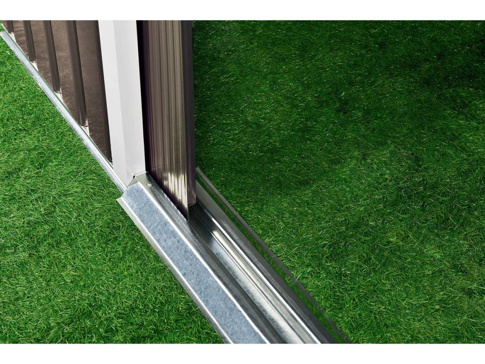Caseta de metal Dallas 12,99 m2 con leñero