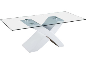 Mesa de centro rectangular "Tina" en MDF laqueado