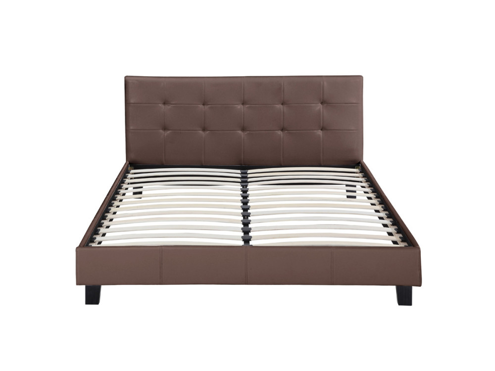 Cama "Julia" color Marrón - 140 x 190 cm