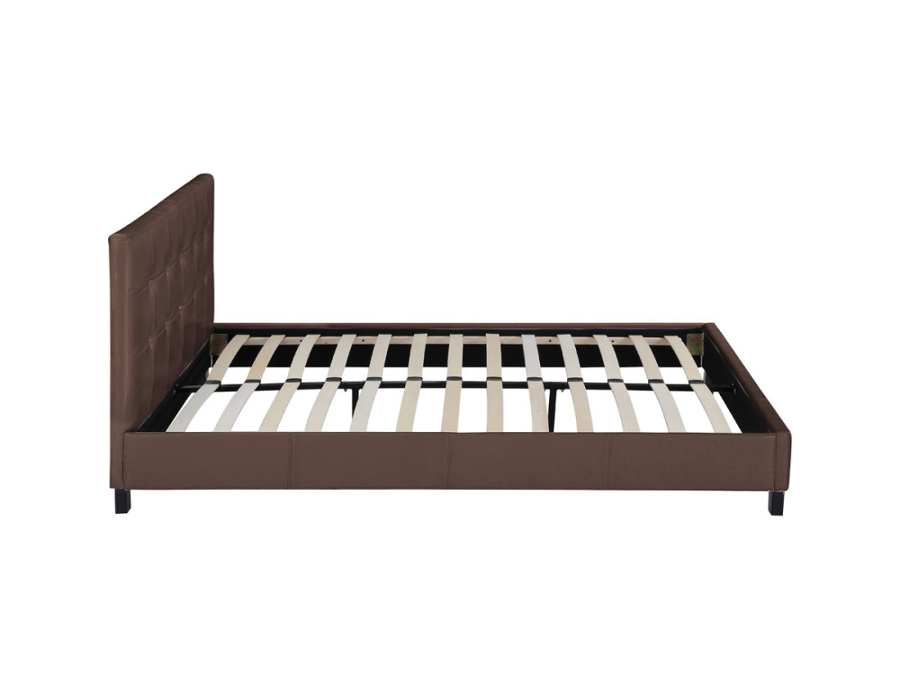 Cama "Julia" color Marrón - 140 x 190 cm