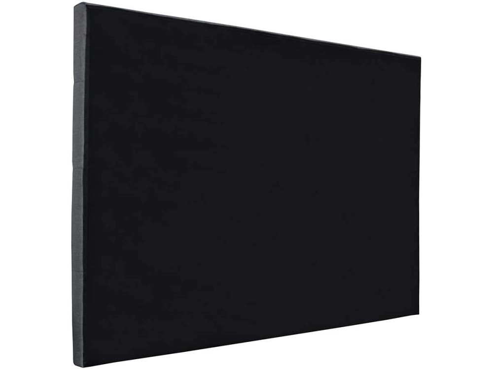 Cabecero de cama acolchado  160 cm "DÉCO" en tela - Gris