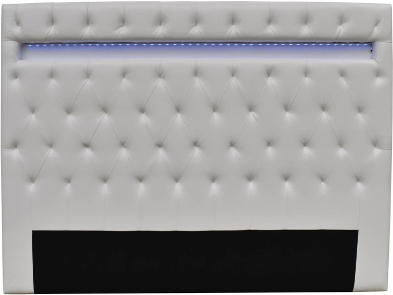 Cabecero LED "Deco" - 160 x 200 cm - Blanco
