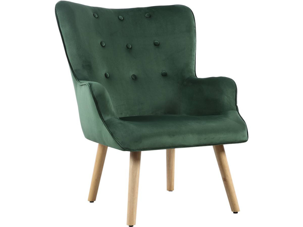 Sillón estilo escandinavo "Odense" -  73 x 81 x 92.5 cm - Verde