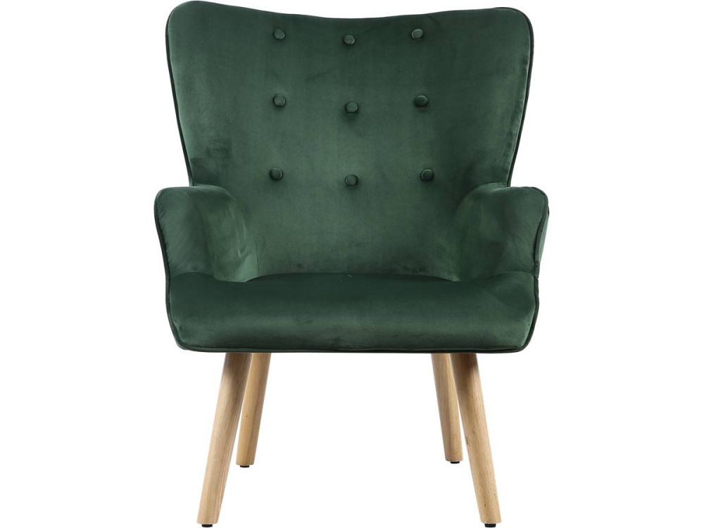 Sillón estilo escandinavo "Odense" -  73 x 81 x 92.5 cm - Verde