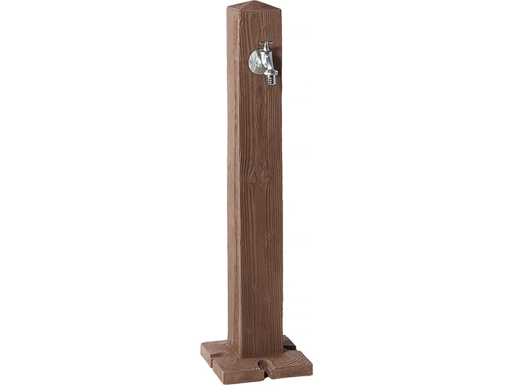 Fuente «Wood» - Madera oscura - 100 x 13 x 13 cm
