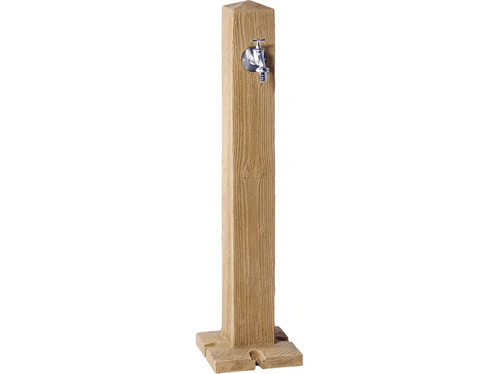 Fuente «Wood» - Madera clara - 100 x 13 x 13 cm