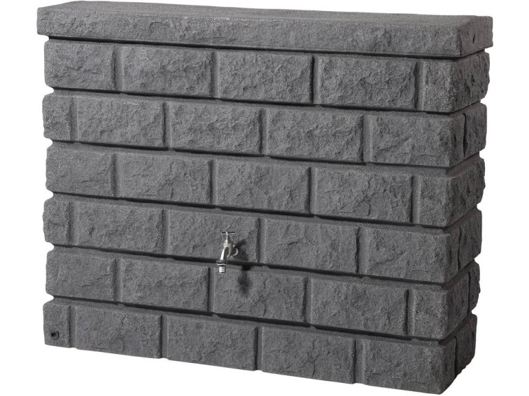 Kit pared «Rocky» - 400 L - Gris granito