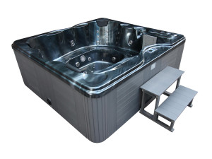 Spa "Cuba" 6 plazas - Tanque gris - Sistema Balboa + Bluetooth integrado - 220x210x80cm
