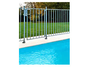 Barrera con barrotes de aluminio Eglantine Altura estándar 1,20 m