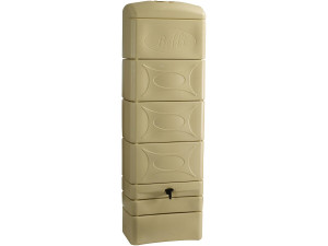 Recolector de agua de pared de 300 L con kit de conexión de nicho "Malang" - Beige