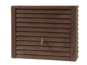 Kit depósito mural Woody 350 l madera oscura