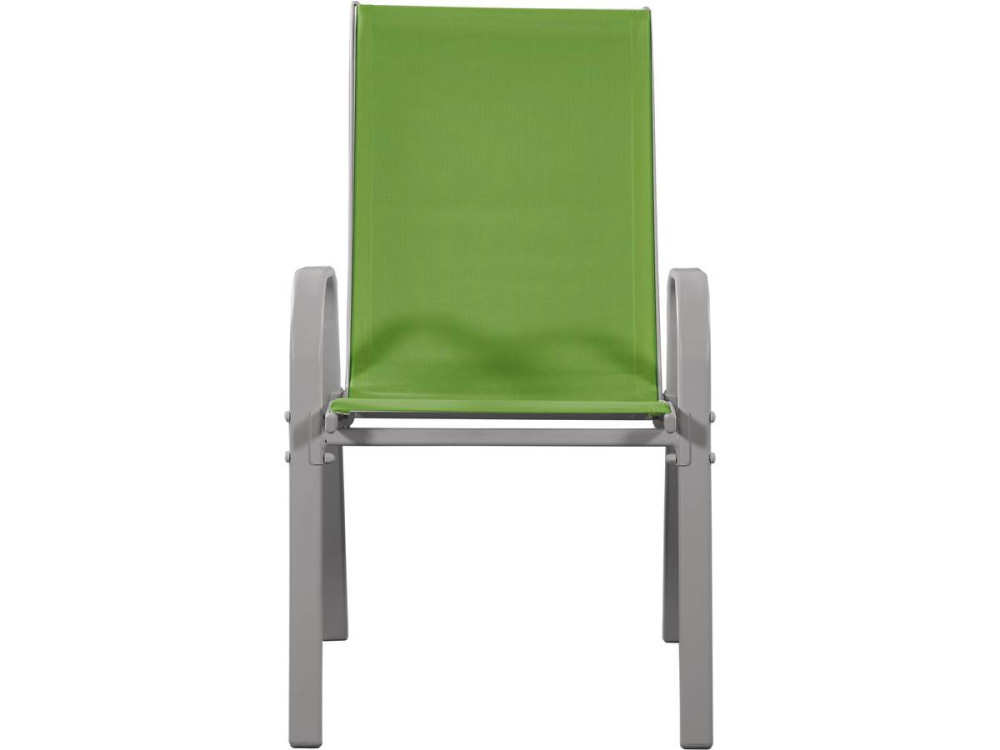 Juego de 4 sillas jardín Textileno "Cordoba" - Phoenix - Verde