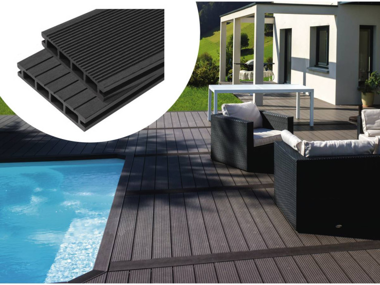 Pack 5m2 - Lamas alveolares en composite para terraza - Gris