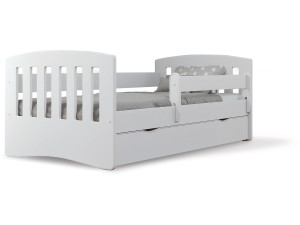 Cama infantil «clásica» - 160 x 80 cm - Blanca
