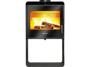 Estufa de Leña Acero Borée 6-10 kW Negro | Habitat y Jardín
