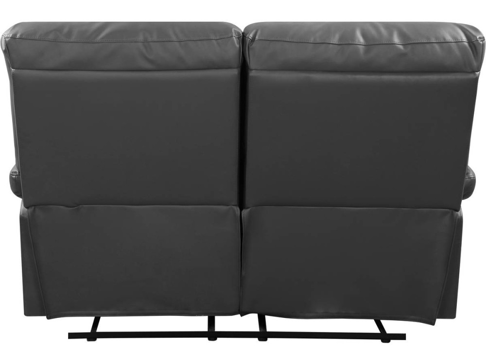 Sofá reclinable 2 plazas "Lincoln" -147 x 89 x 103 cm-Gris