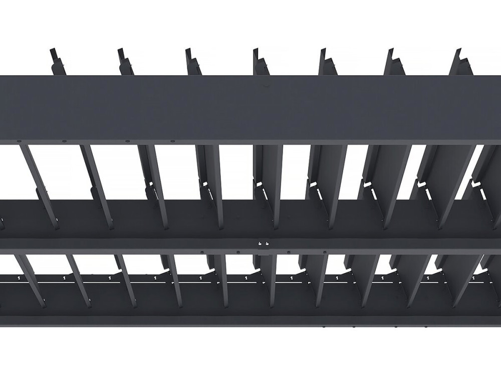 Pérgola bioclimática "Windsor" 3 x 3 con led de aluminio - Gris