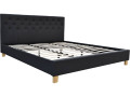 Cama "Emmy" - 160 x 200 cm - Beige - Gris