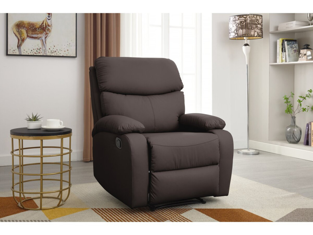 Silla reclinable "Giselle" - Marrón