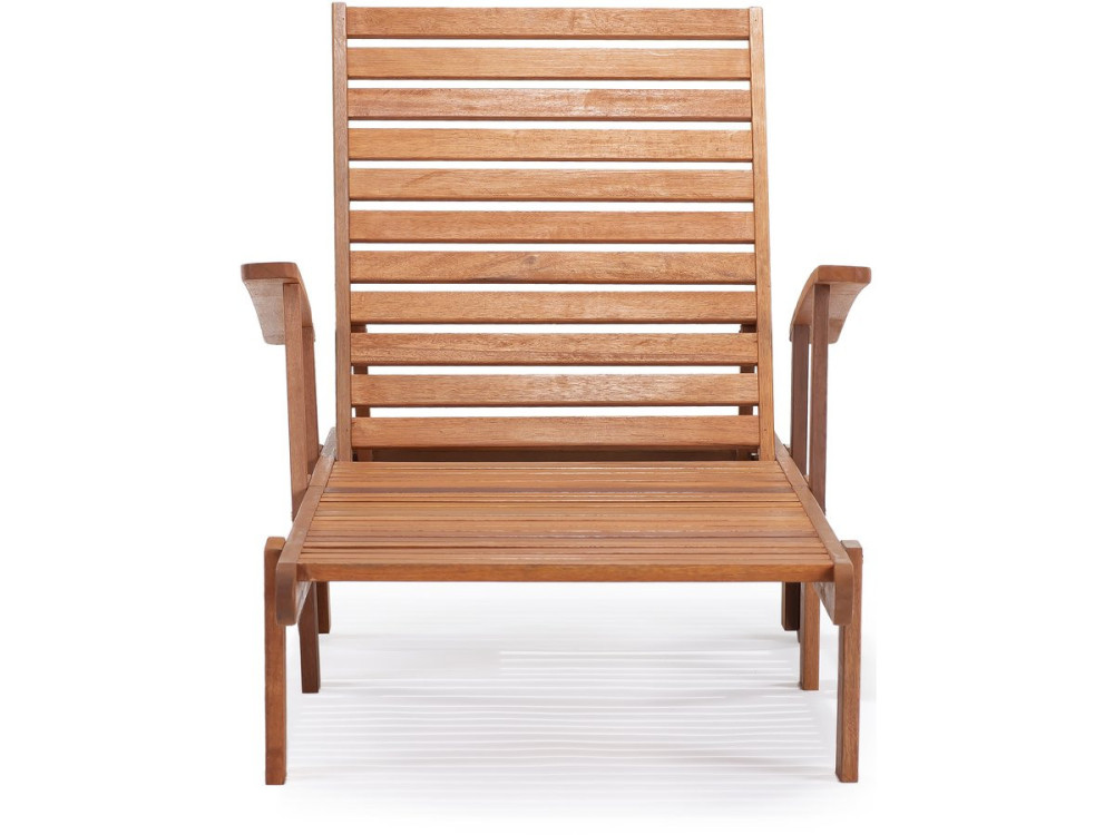 Tumbona de madera Tokyo - Marrón claro