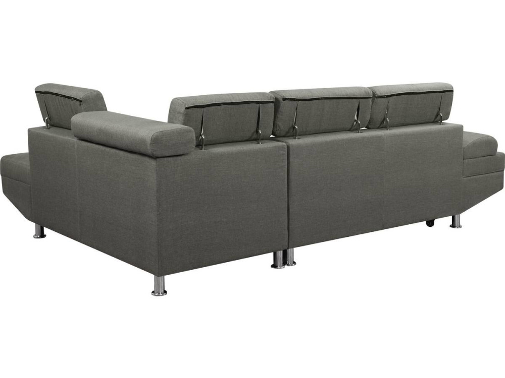 Sofá esquinero "Sophia luxe" - Gris - Esquina derecha