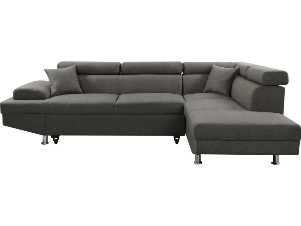 Sofá esquinero "Sophia luxe" - Gris - Esquina derecha