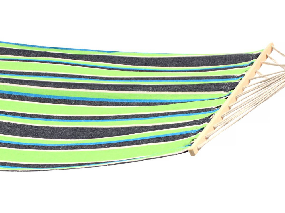 Hamaca de madera con lona de algodón "Dallas" - 3 m - Verde mixto