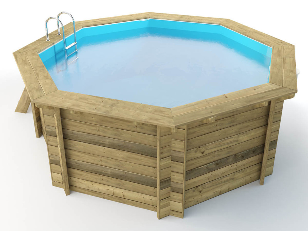 Piscina de madera "Verona" - 5.10 x 1.20 m