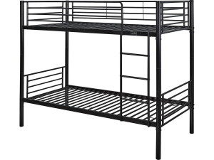 Cama camarote "ADAM" - Metal - Negro