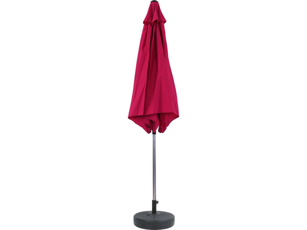 Parasol de Jardín Aluminio Sol” – Rosa - Ø3m con base