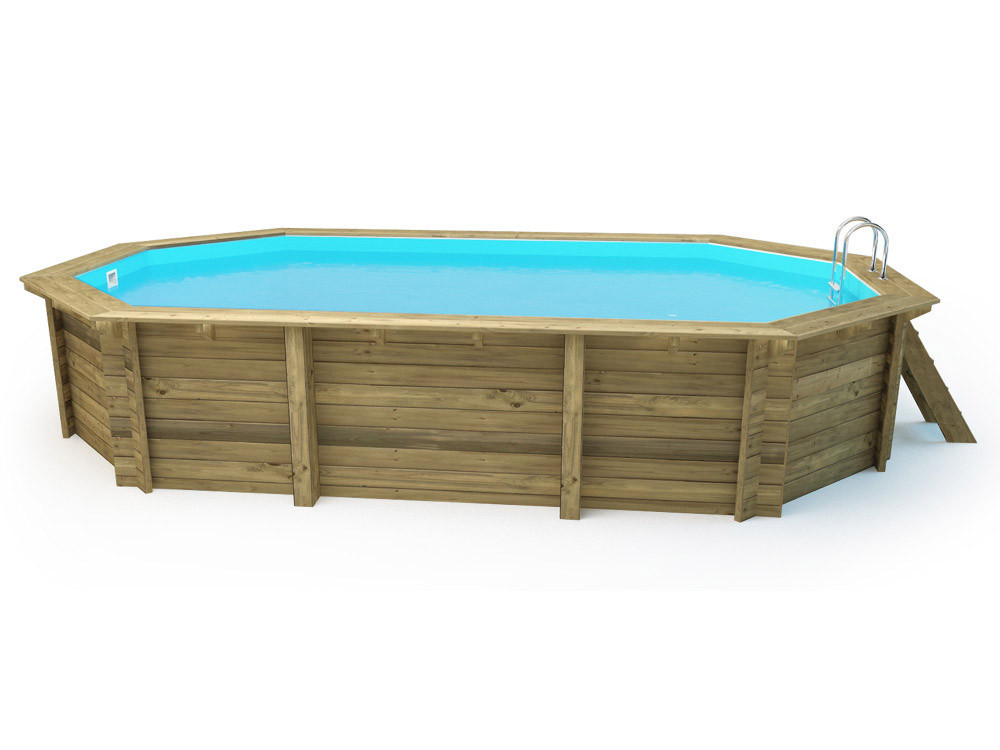 Piscina de madera "Sao Paulo" -  6.57 x 4.07 x 1.20m