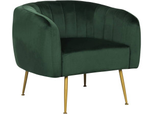 Sillón de tela "Diana" -  81 x 73 x 72 cm - Verde