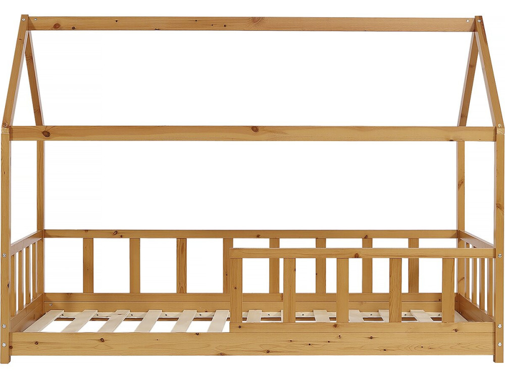 Cama infantil de madera "Mila" - 90 x 190 cm - Marrón