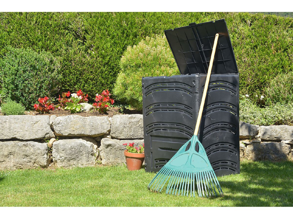 Compostador de plástico "MAKI" - 500L - Negro