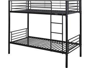 Cama camarote "ADAM" - metal - negro Couleur Taupe