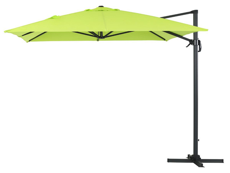 Parasol Lateral de jardín en aluminio - Sun 4- Rectangular- 3 x 4 m - Verde