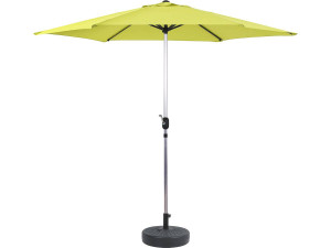 Parasol de Jardín Aluminio “Sol” – Verde - Ø3m con base