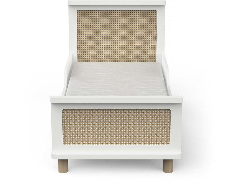 Cama infantil "Ochna" - 70 x 140 cm - Blanco mate